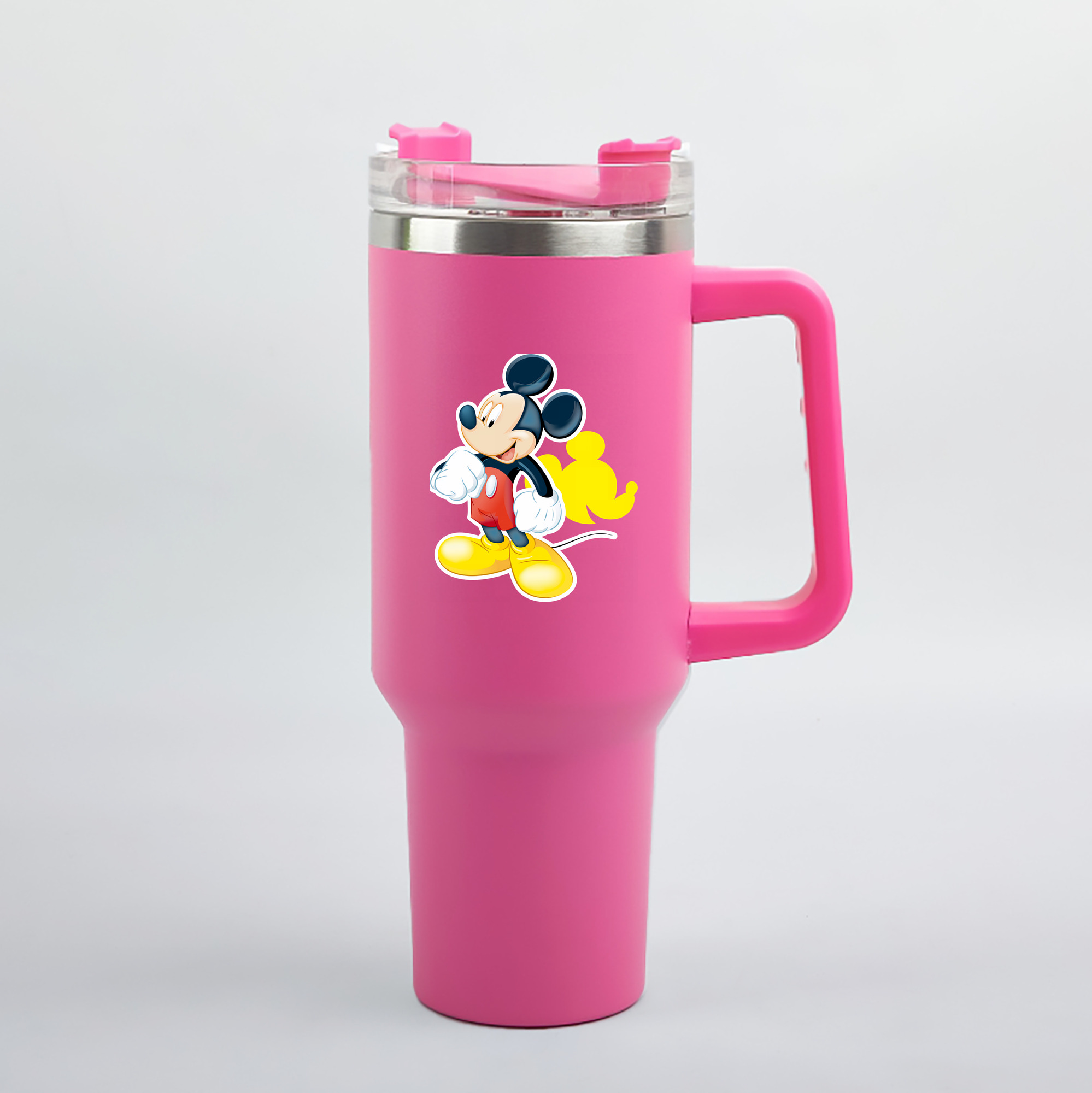 （画像用） ミッキーマウス Mickey Mouse 1200mL車用タンブラー（カラープリント）